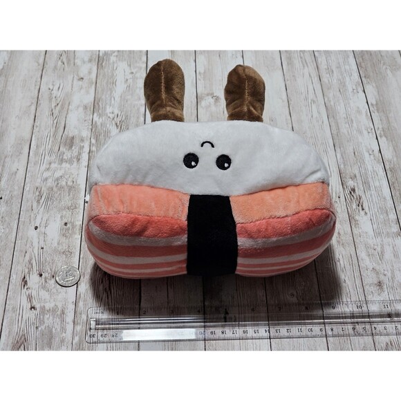 Kawaii Sushi Pink Smiling Nigiri Plush Stuffed Animal Cute & Cuddly - Picture 2 of 8